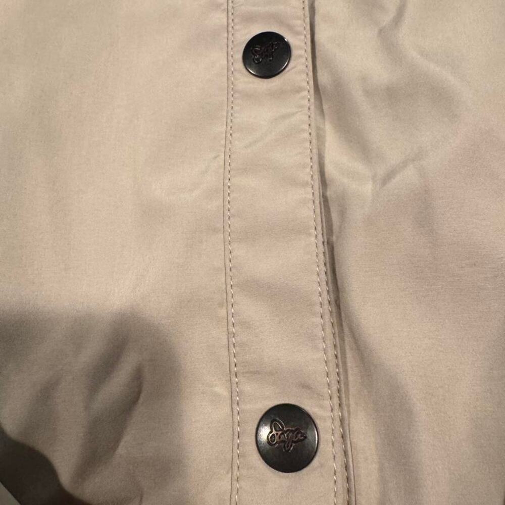 Saga outerwear hooded snap button windbreaker - Picture 2 of 8